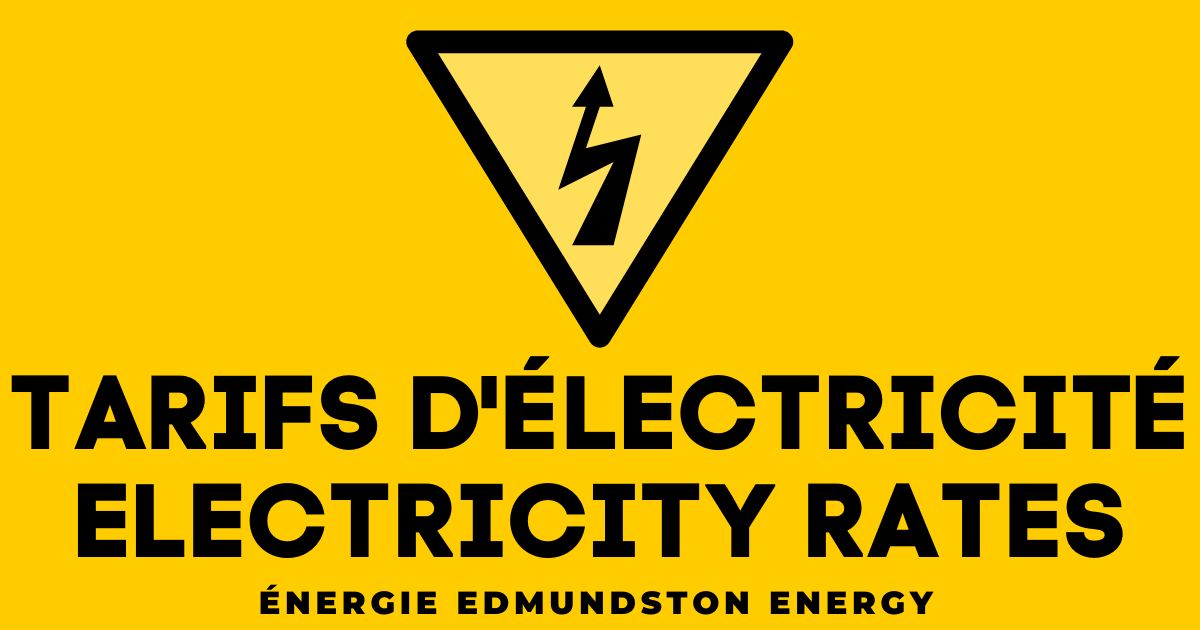 Tarifs d'électricité : augmentation au Nouveau-Brunswick et à Edmundston