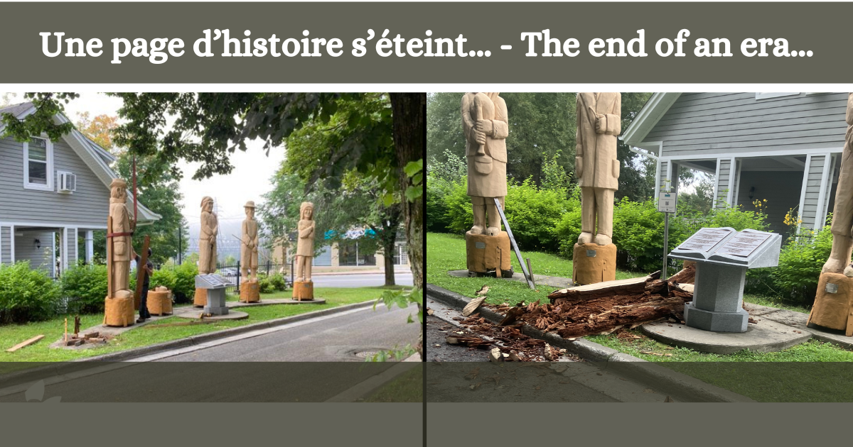 Les sculptures géantes près de l'hôtel de ville démontées pour une question de sécurité