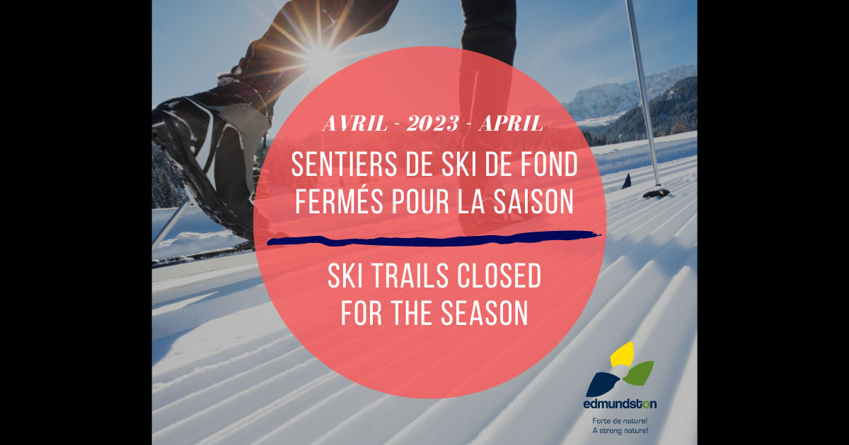 Pistes de ski de fond fermées pour la saison