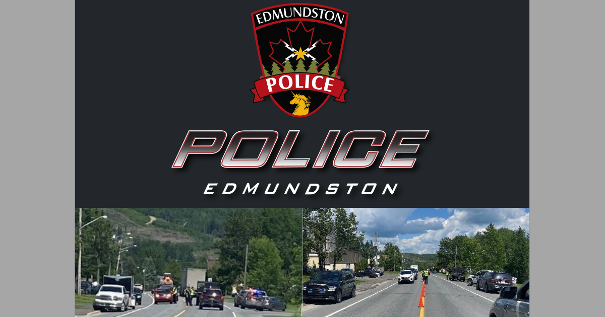 Safety of vehicules: joint operation in Edmundston