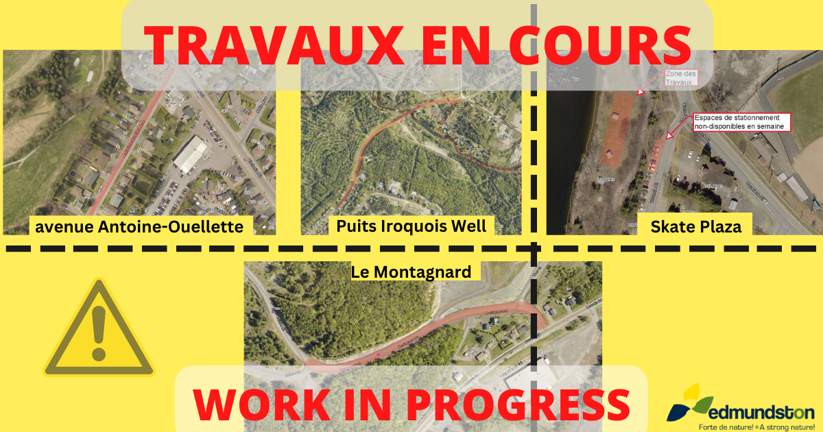 Construction work: week of October 3 to 7