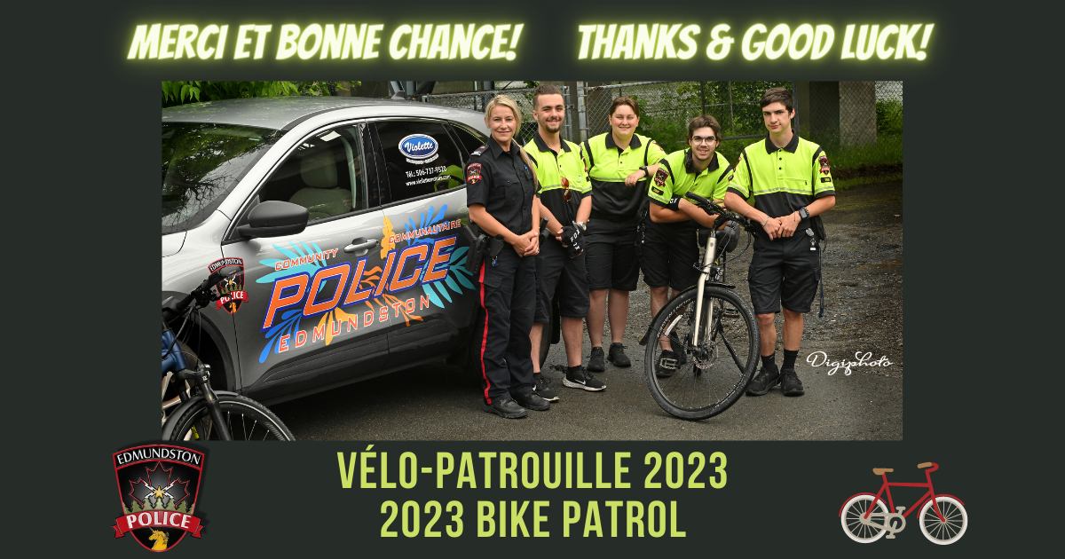Thanks to the 2023 Bike Patrol