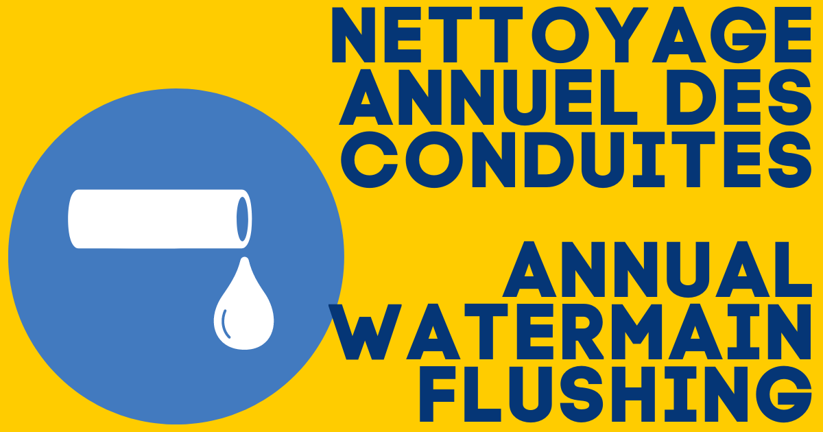 Annual Watermain Flushing Program
