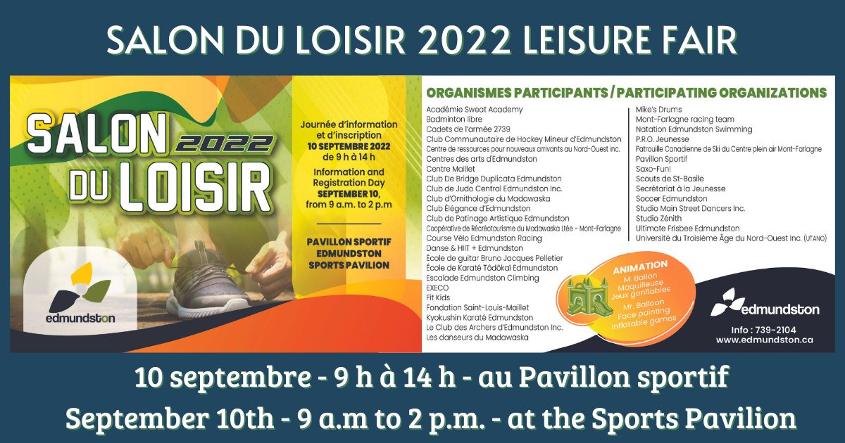 See you at the Leisure Fair!