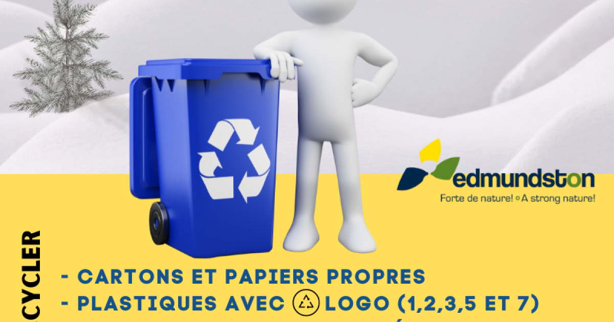Recyclage : maximisons nos efforts!