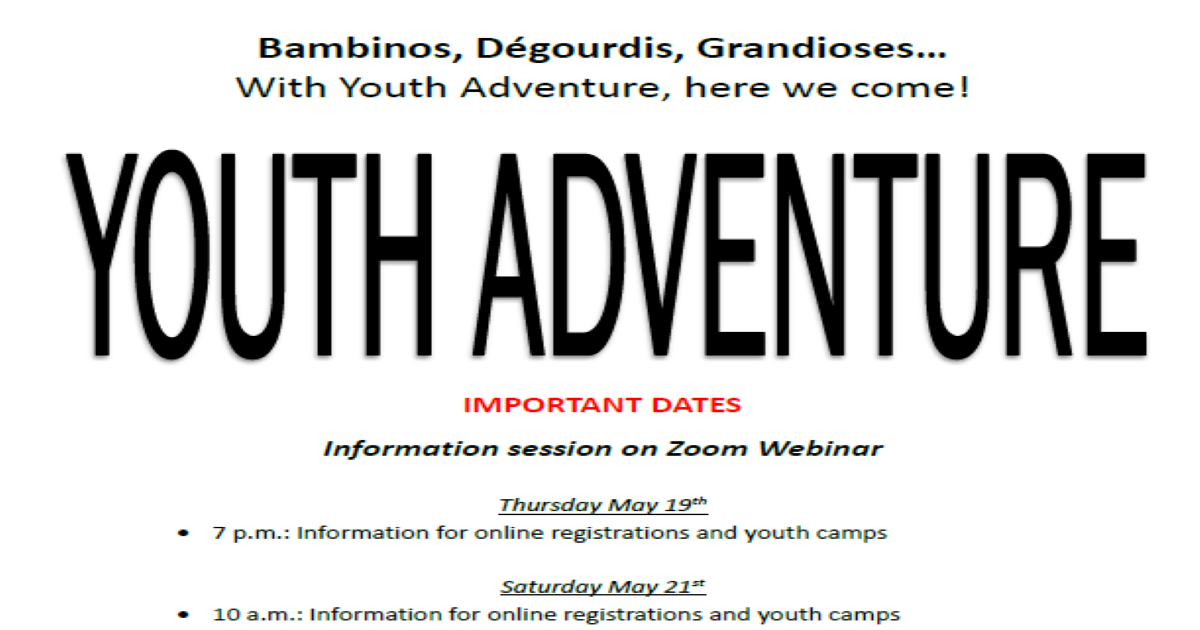 Youth Adventure Summer Camps 2022