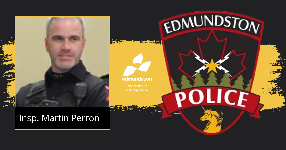 Martin Perron nommé inspecteur à la Force policière d’Edmundston