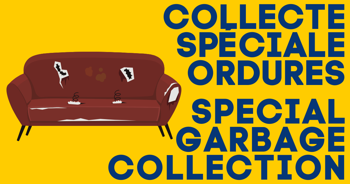 The special spring garbage collection is in May!