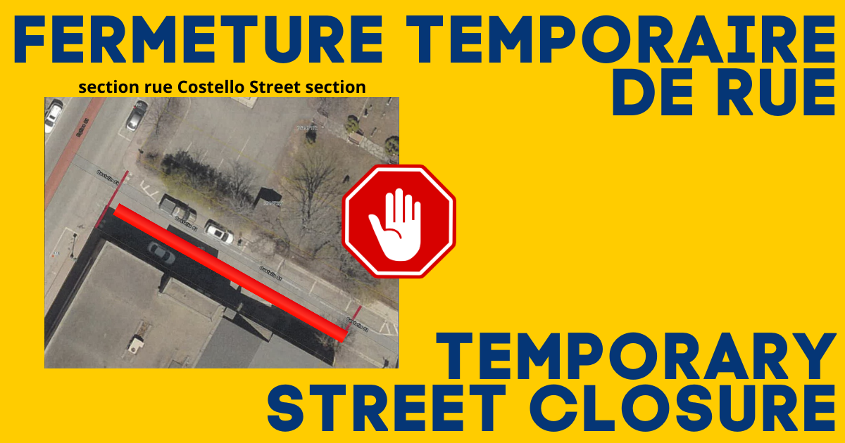 Temporary closure of Costello Street section