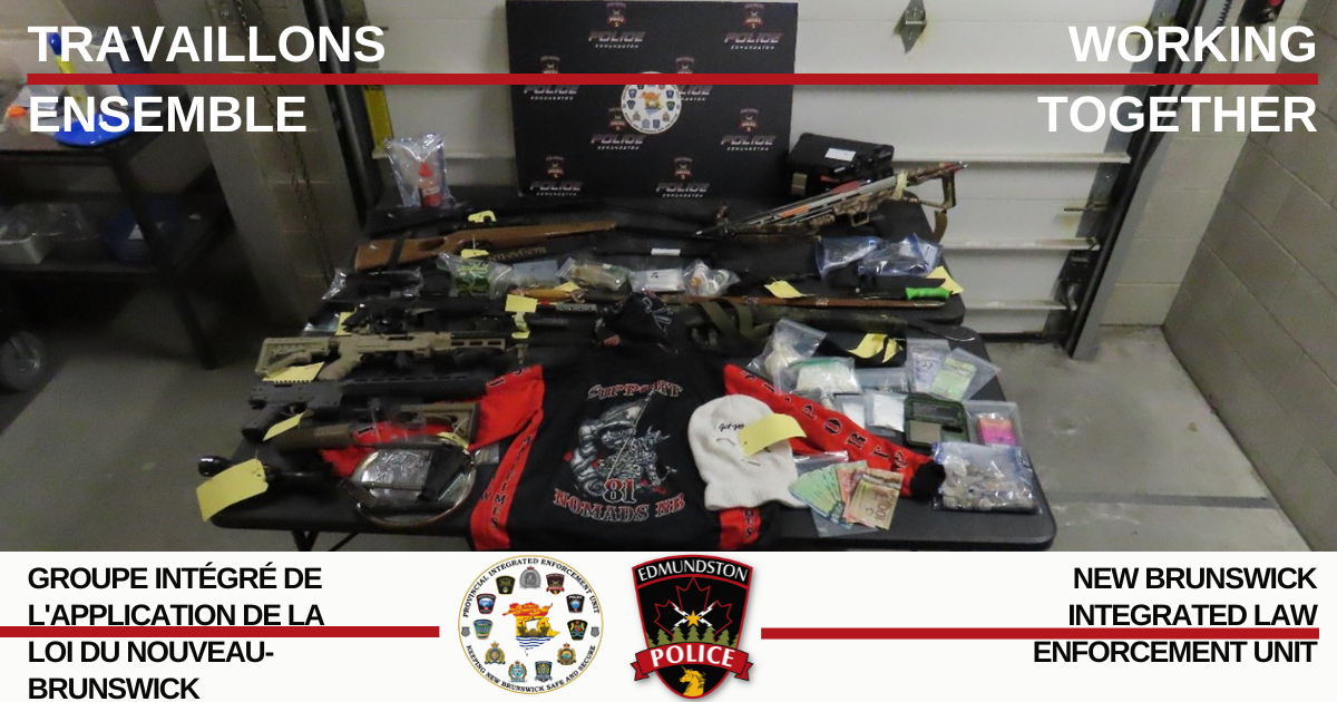 Major drugs, weapons and money seizure in the Haut-Madawaska region