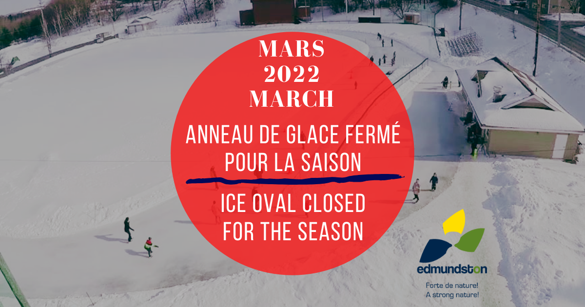 Ice oval closed for the season